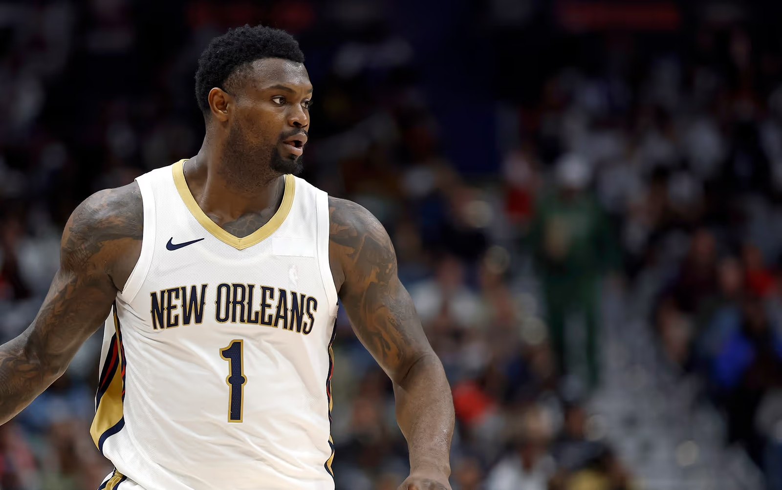Zion Williamson sous le maillot des New Orleans Pelicans